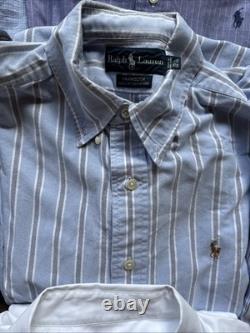 10 piece vintage bulk lot of Polo Ralph Lauren Button Down Shirts