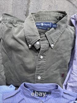 10 piece vintage bulk lot of Polo Ralph Lauren Button Down Shirts