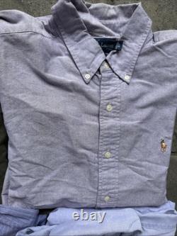 10 piece vintage bulk lot of Polo Ralph Lauren Button Down Shirts