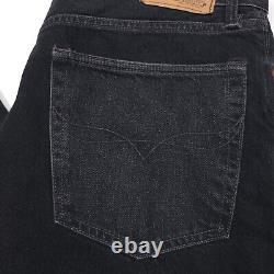 $168 Polo Ralph Lauren Vintage Black Classic Fit Jeans Mens Size 36 X 32
