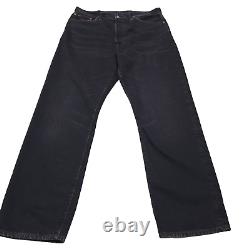 $168 Polo Ralph Lauren Vintage Black Classic Fit Jeans Mens Size 36 X 32