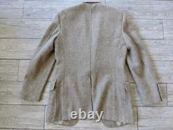 1980s vintage POLO ralph lauren TWEED alpaca wool 40L tan BLAZER sportscoat