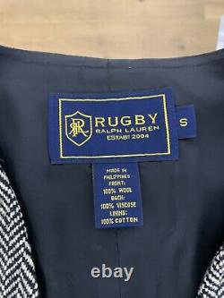$228 New Rugby Ralph Lauren Small Vest Jacket RRL VTG Herringbone Polo Tweed