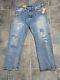 $298 Polo Ralph Lauren Mens Vintage Classic Fit Distressed Blue Jeans 32x32