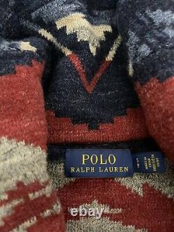 $298 Polo Ralph Lauren Small Cardigan Sweater Southwestern Native RRL Aztec VTG