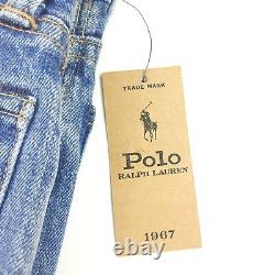 $298 Polo Ralph Lauren The Vintage Classic Fit Distressed Jeans Mens 36 X 32