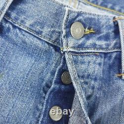 $298 Polo Ralph Lauren The Vintage Classic Fit Distressed Jeans Mens 36 X 32