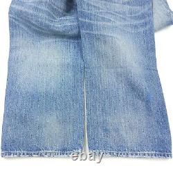 $298 Polo Ralph Lauren The Vintage Classic Fit Distressed Jeans Mens 36 X 32