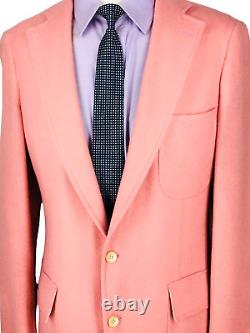 38L Polo Ralph Lauren USA Mens 1970s Vintage Knit Wool Blazer Sport Coat Pink