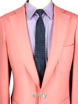 38L Polo Ralph Lauren USA Mens 1970s Vintage Knit Wool Blazer Sport Coat Pink