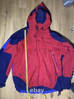3 Vintage Polo Sport Ralph Lauren jackets Men XL Red, Blue, black, Hooded
