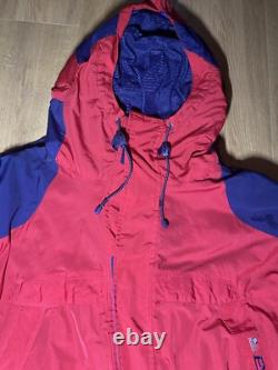 3 Vintage Polo Sport Ralph Lauren jackets Men XL Red, Blue, black, Hooded