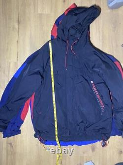 3 Vintage Polo Sport Ralph Lauren jackets Men XL Red, Blue, black, Hooded
