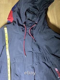 3 Vintage Polo Sport Ralph Lauren jackets Men XL Red, Blue, black, Hooded