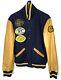 $898 Polo Ralph Lauren Letterman Varsity Jacket Leather Rrl Rugby Patch Coat Vtg