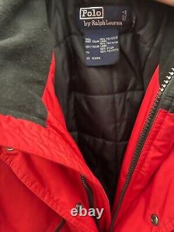 90's POLO RALPH LAUREN HI TECH Padded RL2000 Jacket Red Size Large Adult Vintage