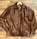 90's Vintage Polo Ralph Lauren Bomber 100% Leather Jacket Brown