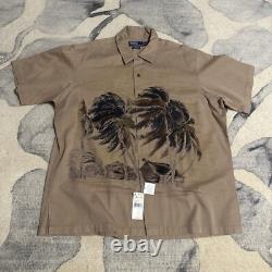 90s Polo Ralph Lauren Vintage Camp Hawaiian Island Shirt Collar Size XL Hawaii