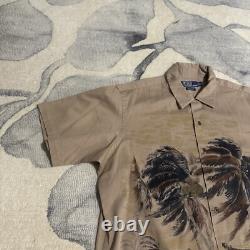 90s Polo Ralph Lauren Vintage Camp Hawaiian Island Shirt Collar Size XL Hawaii