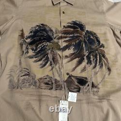 90s Polo Ralph Lauren Vintage Camp Hawaiian Island Shirt Collar Size XL Hawaii
