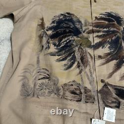90s Polo Ralph Lauren Vintage Camp Hawaiian Island Shirt Collar Size XL Hawaii