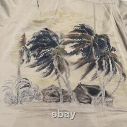 90s Polo Ralph Lauren Vintage Camp Hawaiian Island Shirt Collar Size XL Hawaii