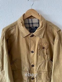 90s Vintage Mens POLO RALPH LAUREN Wax Hunting Utility Work Field Jacket Coat M