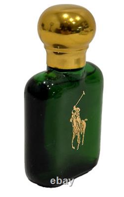 Authentic Vintage Ralph Lauren POLO GREEN Mens Woody & Spicy Cologne 1.5 OZ Full