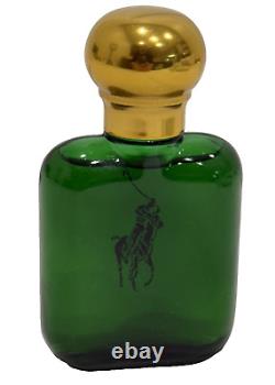 Authentic Vintage Ralph Lauren POLO GREEN Mens Woody & Spicy Cologne 1.5 OZ Full