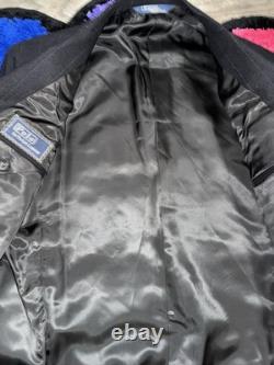 Brand New Vintage Lambswool Cashmere Polo By Ralph Lauren Double Breasted Blazer