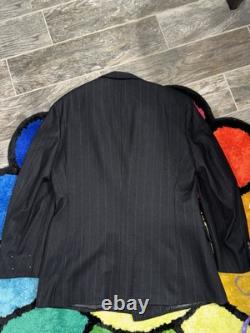 Brand New Vintage Lambswool Cashmere Polo By Ralph Lauren Double Breasted Blazer