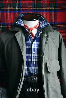Brilliant Polo Ralph Lauren Olive Green Hunting Style Jacket Size L Vintage RRL