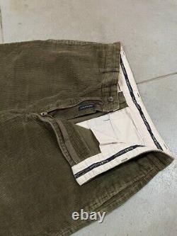Corduroy 90's Vintage Polo Ralph Lauren Trousers Pants size US32xL32