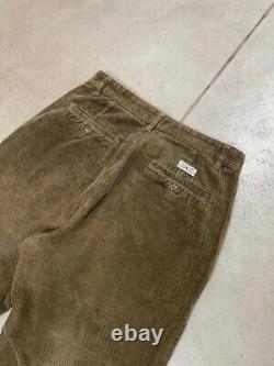 Corduroy 90's Vintage Polo Ralph Lauren Trousers Pants size US32xL32