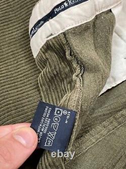 Corduroy 90's Vintage Polo Ralph Lauren Trousers Pants size US32xL32