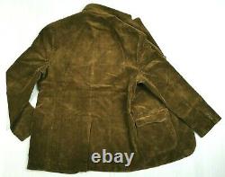 HOT VINTAGE Men's POLO RALPH LAUREN @ SPORT CORDUROY BROWN BLAZER COAT JACKET M