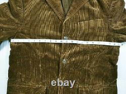 HOT VINTAGE Men's POLO RALPH LAUREN @ SPORT CORDUROY BROWN BLAZER COAT JACKET M