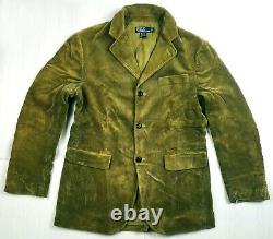 HOT VINTAGE Men's POLO RALPH LAUREN @ SPORT CORDUROY OLIVE BLAZER COAT JACKET M