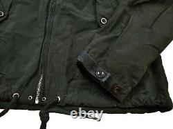 HOT VTG Men's POLO RALPH LAUREN @ GERMANY 019 BIG LOGO PATCH HOOD BLACK Jacket M