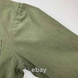 Men's VNTG Ralph Lauren Polo Country (L)Green Duck Canvas Corduroy Collar Jacket