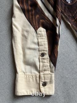 Men's Vintage Polo Ralph Lauren 1992 All Over Ski Boots XL Sportsman Button Up