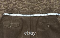 Men's Vintage Polo Ralph Lauren 34X36 Corduroy Pants Brown Excellent Condition