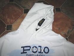 Men's (XL) POLO-RALPH LAUREN (Graphic Vintage Players) Hoodie Fleece Sweatshirt