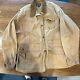 Mens Classic Vintage Polo Ralph Lauren Brown Hunting Jacket Size Large
