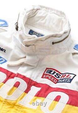 Mens POLO RALPH LAUREN Nascar Racing Equipment Big Logo Jacket Size XS