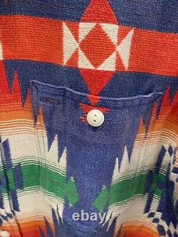 NWT Polo Ralph Lauren AZTEC Print Jacquard Button-down Shirt size 2XL XXL