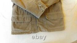 NWT Polo Ralph Lauren Mens Vintage Corduroy Barn Jacket/Coat Size L Beige