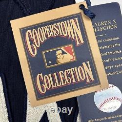 NWT Polo Ralph Lauren New York Yankees Hoodie Mens 3XL Navy Cooperstown Vintage