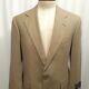 Nwt Vintage Polo Ralph Lauren 40r Tan Plaid Silk Wool Blazer Sport Jacket Coat