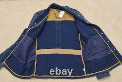 NWT Vintage Polo Ralph Lauren Men's Fishing Hunting Denim Look Jacket Size XL